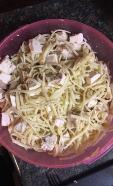 Garlic Parmesan Pasta with Chicken